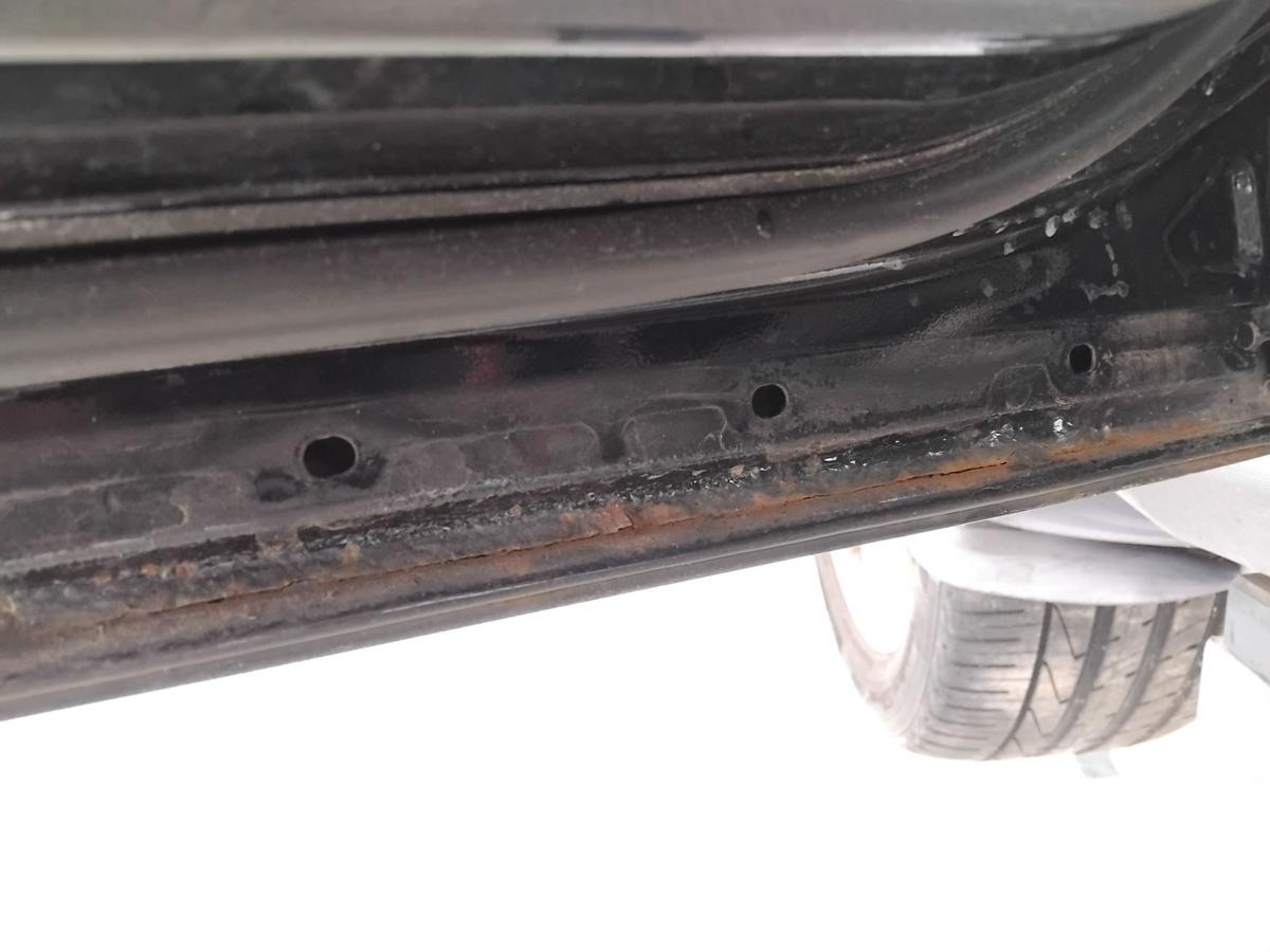 Mercedes ML164 Tür vorn links Fahrertür ROST BJ2006 197 obsidianschwarzmetallic