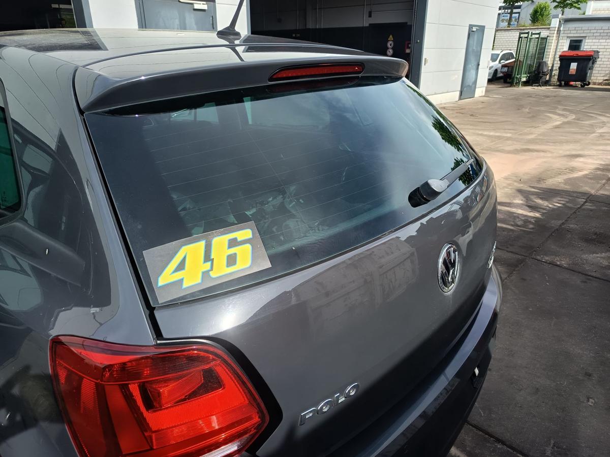 VW Polo V 6C original Heckklappe mit Scheibe Rohbau I7F Uranograu Bj 2014