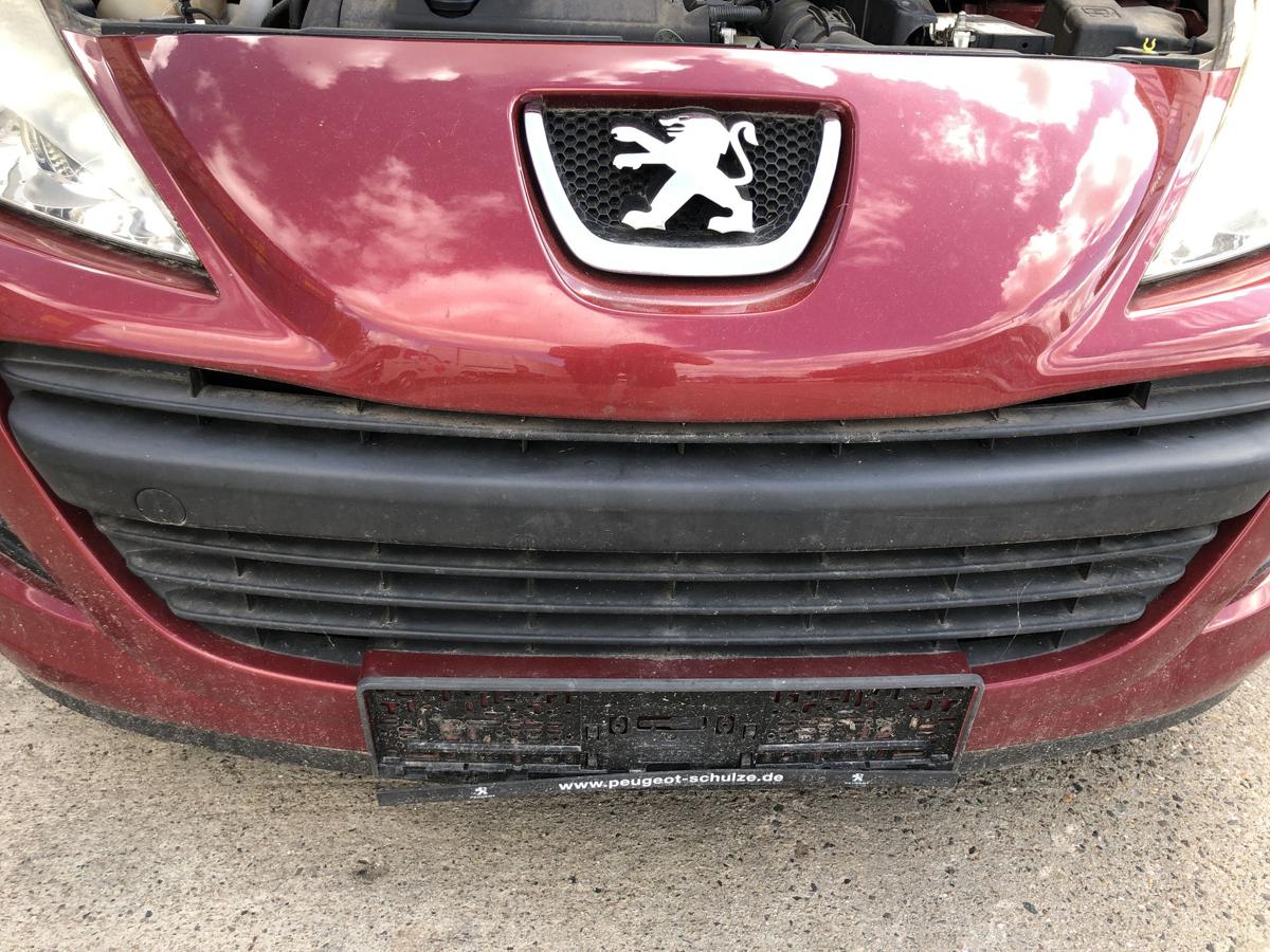 Peugeot 207 WA WC Sto&szlig;f&auml;nger vorn Frontsch&uuml;rze Facelift ab09 KJC Rouge Erythree