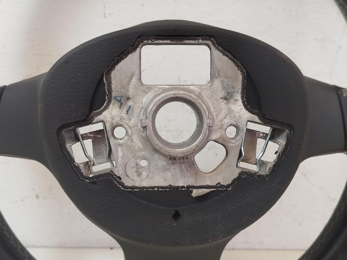 VW Polo 6R Lederlenkrad Lenkrad Leder 3-Speichen ohne Multifunktion OEM