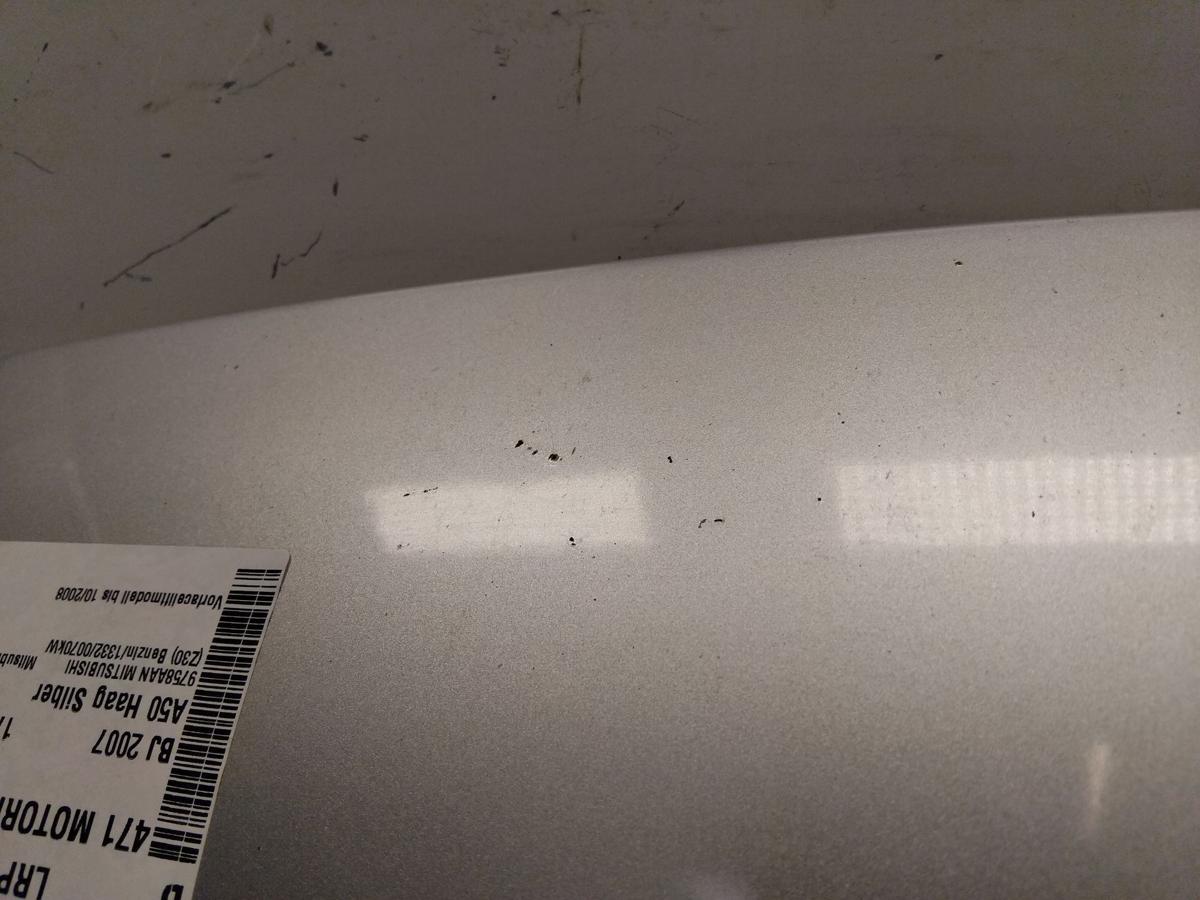 Mitsubishi Colt Z30 original Motorhaube A50 Haag Silber Metallic BJ2007