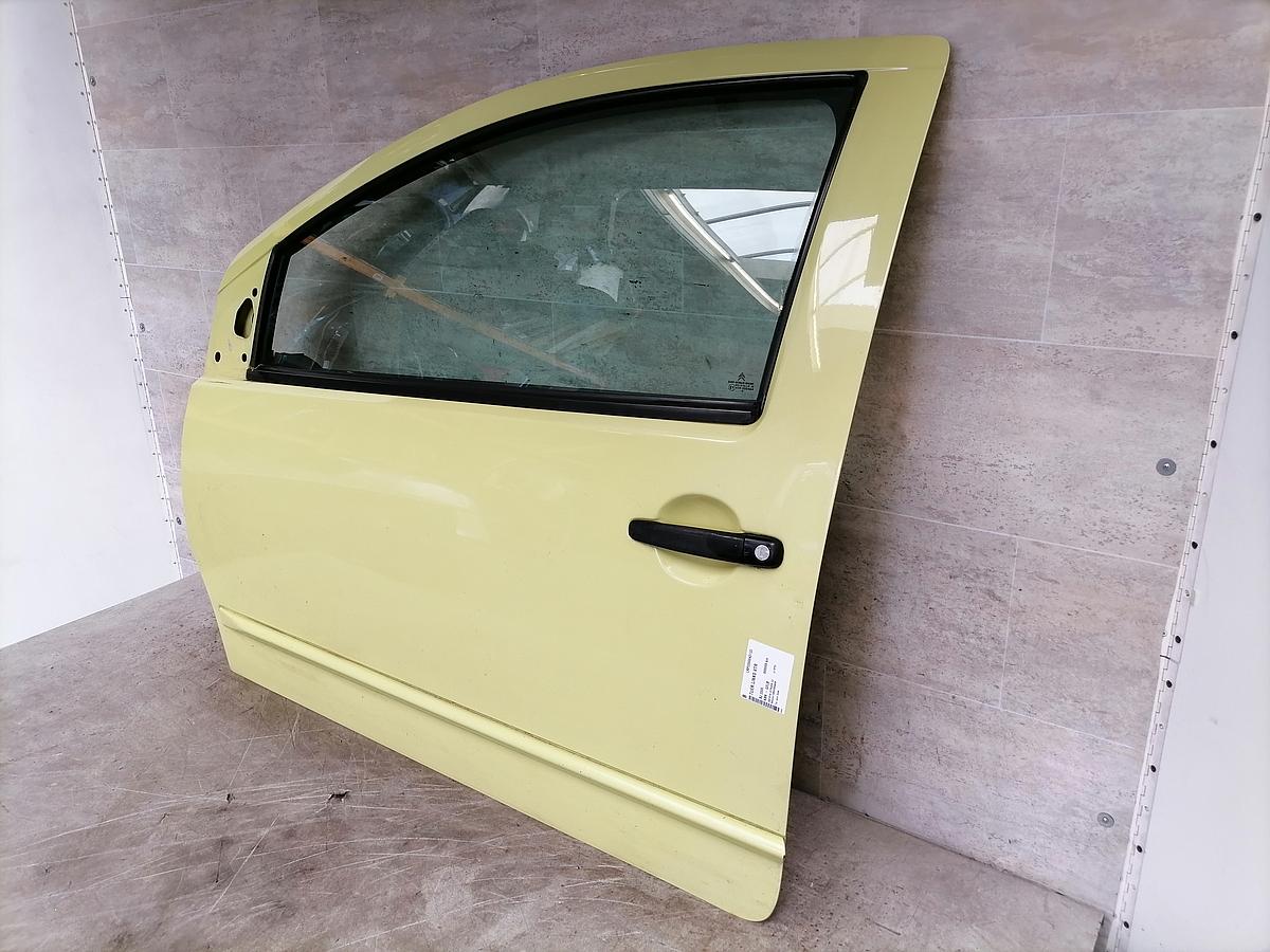 Citroen C2 Tür links Fahrertür KBN-Gelb VTR BJ05