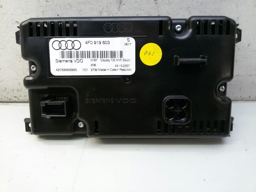 Audi A6 4F Display MMI Armaturenbrett 4F0919603 VDO