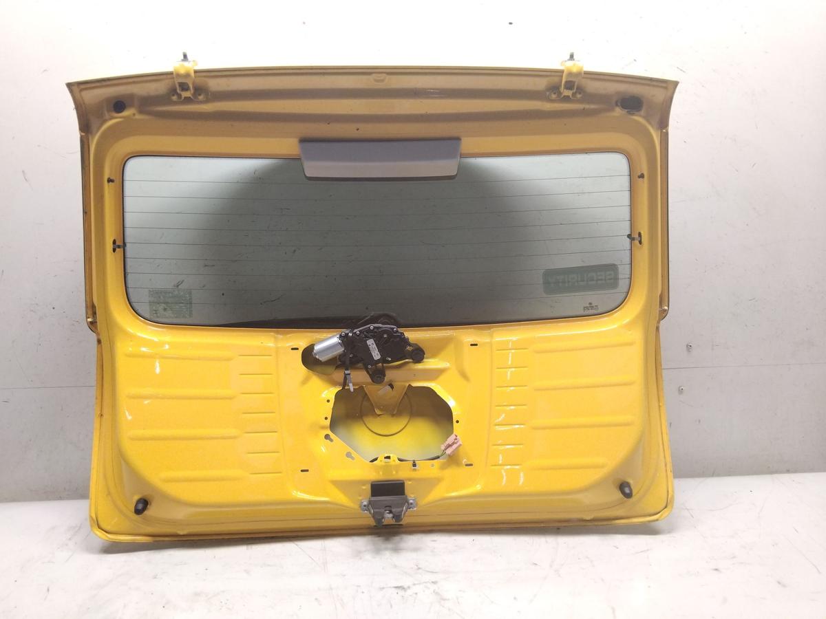 VW Fox 5Z Heckklappe imolagelb LY1C inkl. Heckscheibe und Spoiler Bj.2010