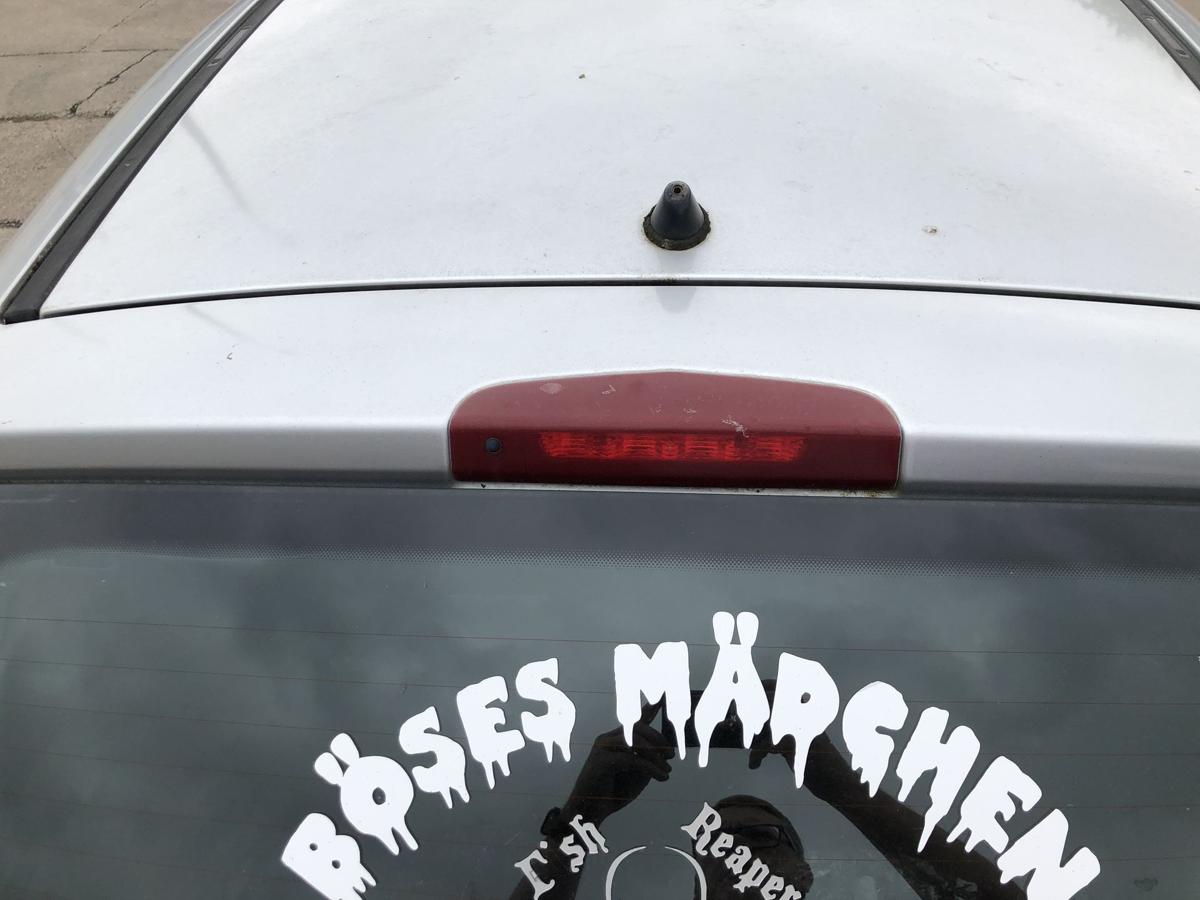 Opel Corsa D Heckklappe mit Heckscheibe 3 t&uuml;rer 2AU Starsilber Heckdeckel