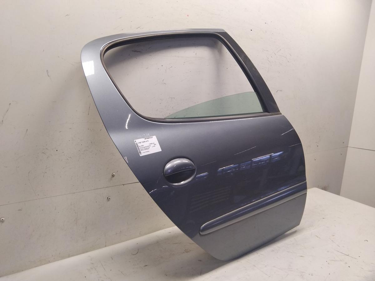 Peugeot 206 original T&uuml;r hinten rechts thoriumgraumetallic KTH BJ2008 Flie&szlig;heck