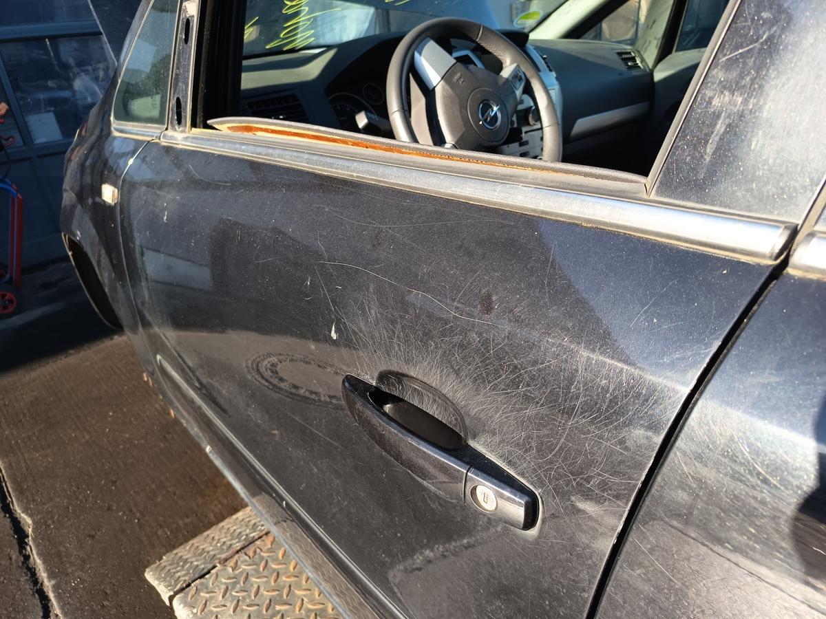 Opel Zafira B original T&uuml;r vorn links Fahrer Z20R Saphirschwarz Bj 2009