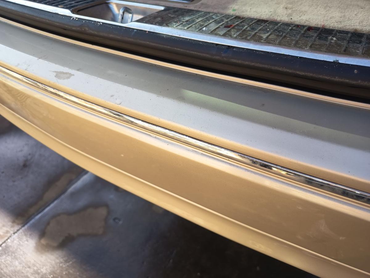 Mercedes S204 T-Modell orig Sto&szlig;stange F&auml;nger hinten Heck 794 Perlbeige Bj 2009