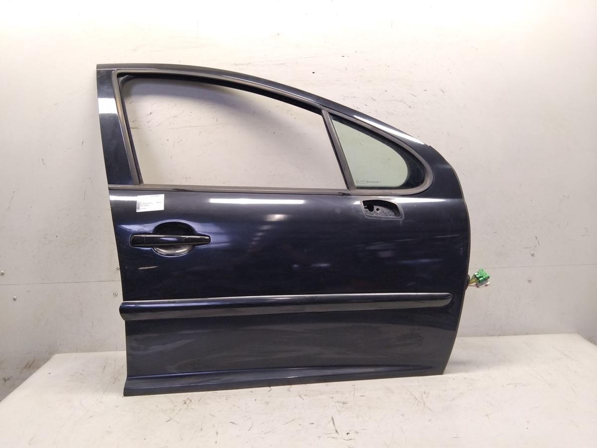 Peugeot 207 original T&uuml;r vorn rechts EXL Nachtschwarz Metallic BJ2006