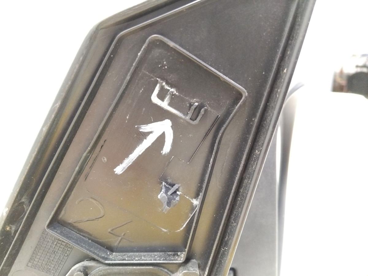 Mitsubishi Colt Z30 3-t&uuml;rig original Aussenspiegel rechts manuell BJ2007
