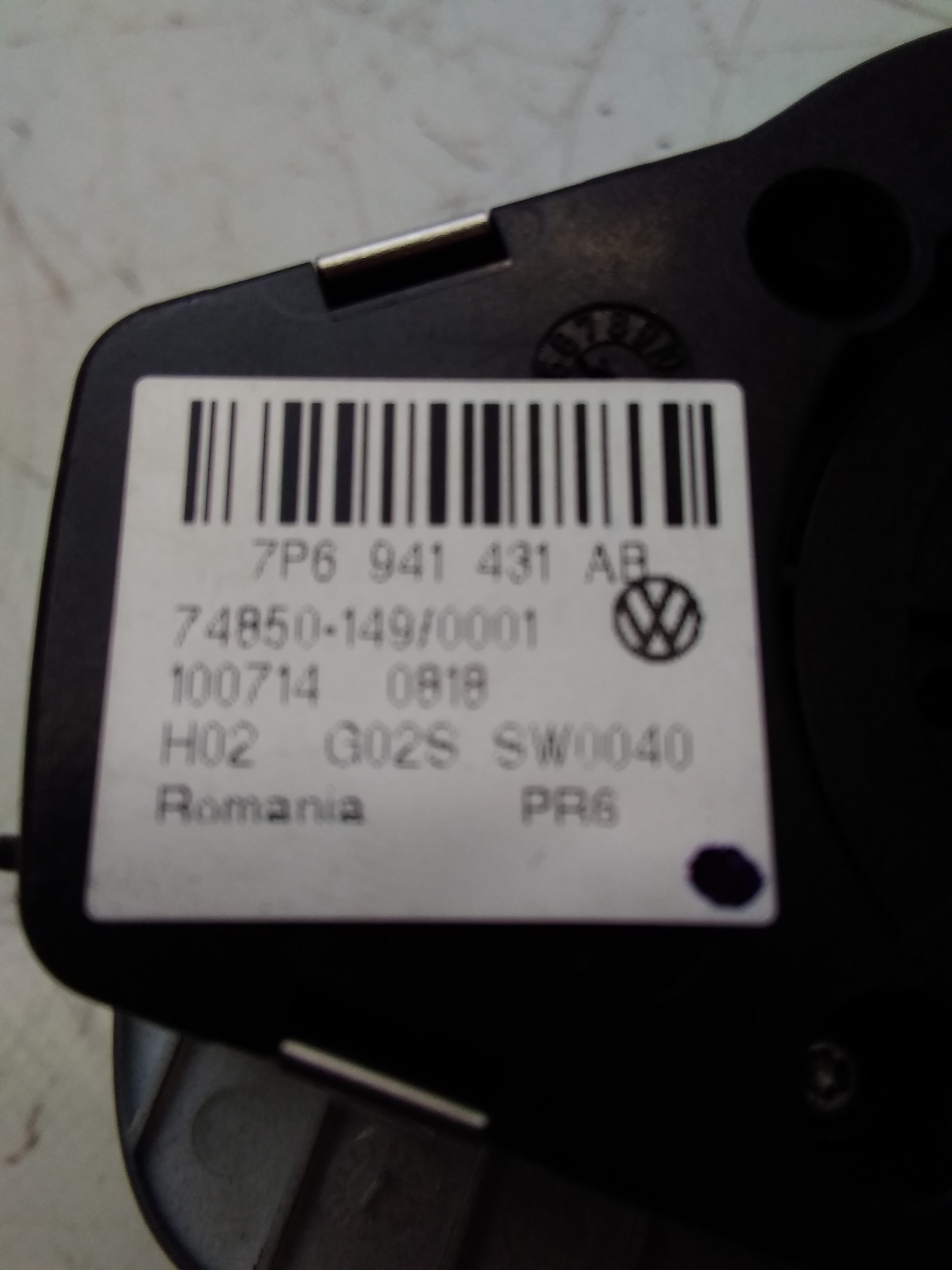 VW Touareg 7P original Lichtschalter Lichtautomatik Xenon BJ2014
