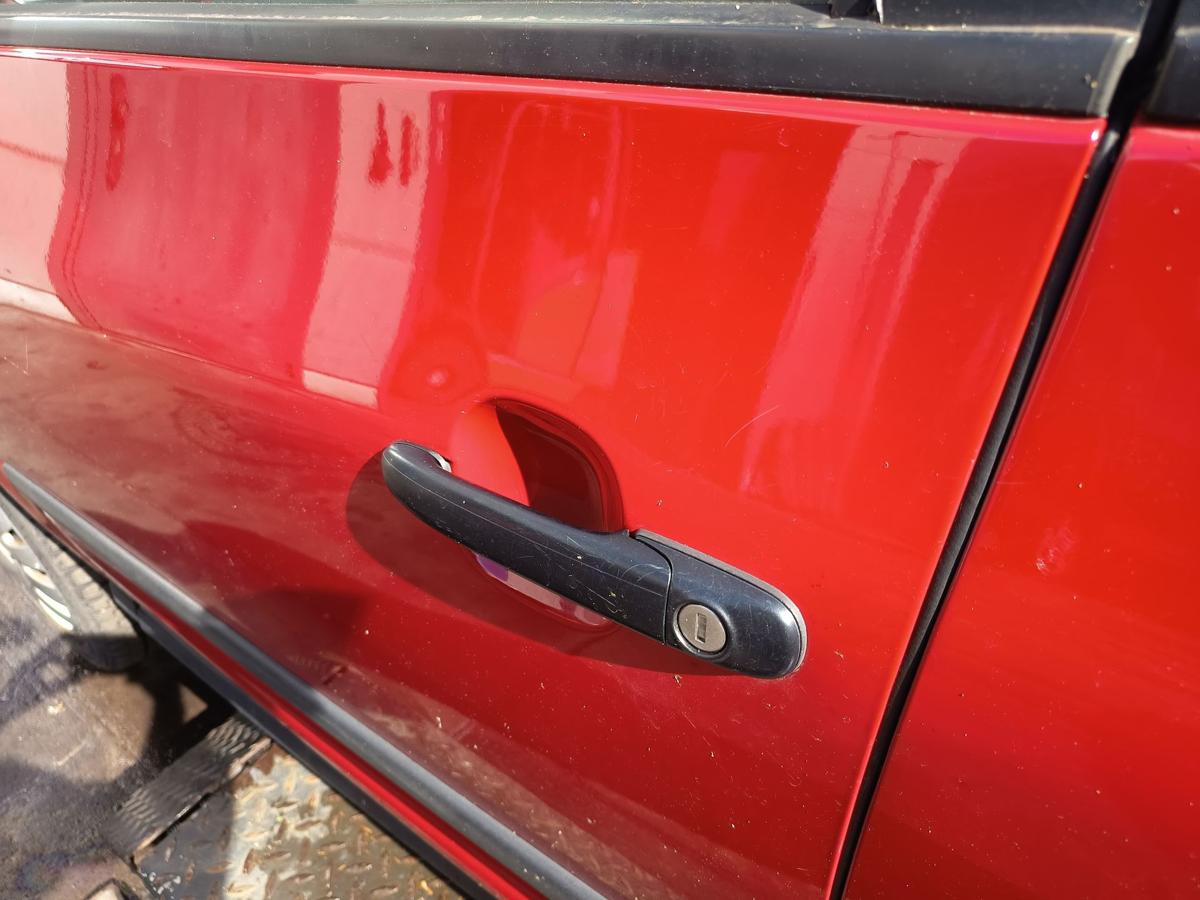VW Sharan 7M original T&uuml;r vorn links Fahrer Rohbau K3A Paprikarot Bj 2005