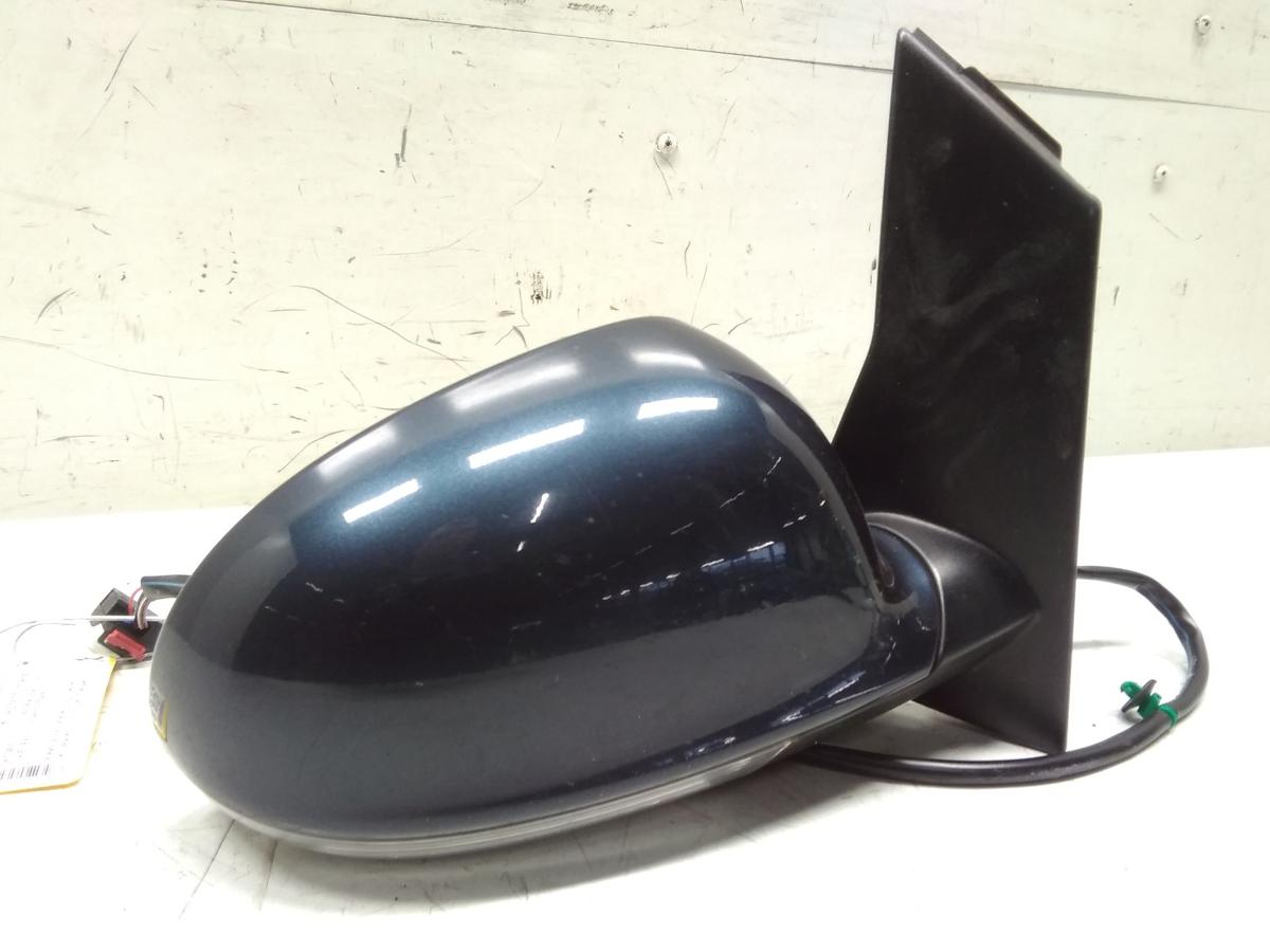 VW Golf Plus 5M original Au&szlig;enspiegel rechts elektrisch und beheizt BJ2006 LC5F Bluegraphitmetallic