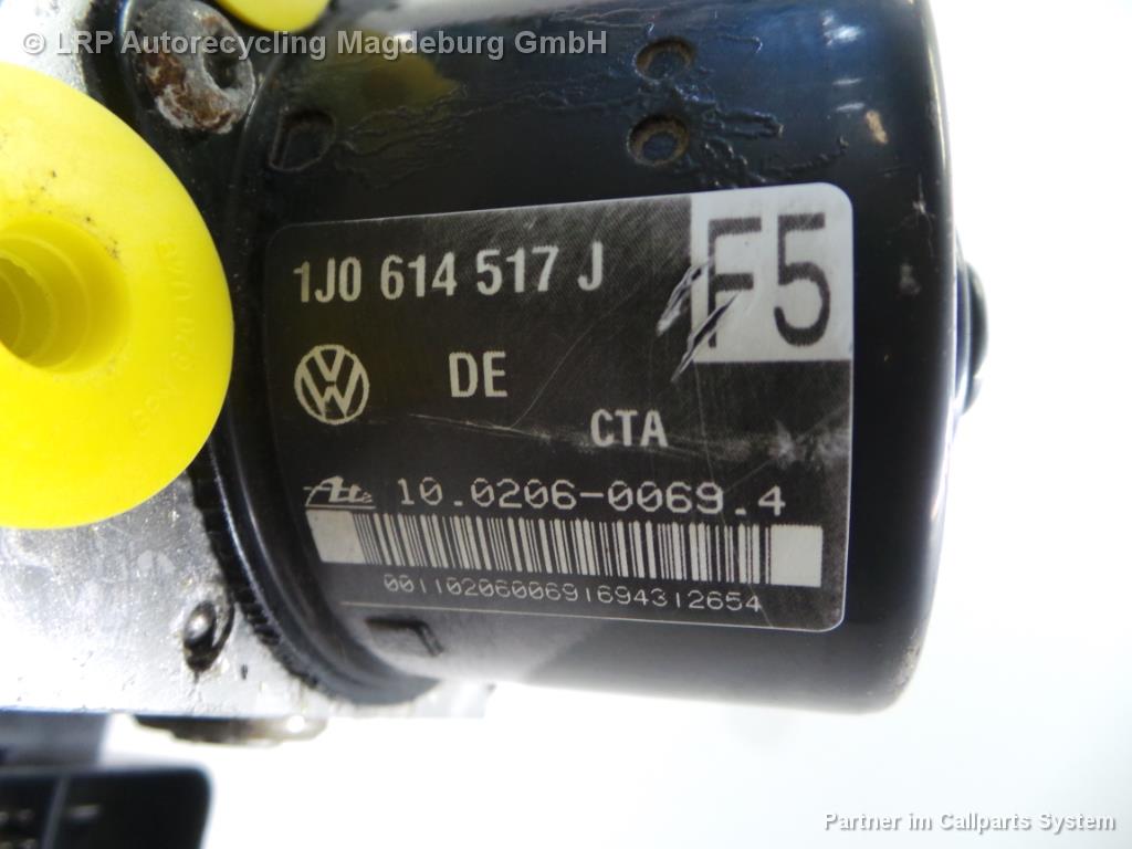 VW Golf 4 Variant Bj.2005 Hydroaggregat ABS ESP 1,4 55KW *BCA* 1J0907379M