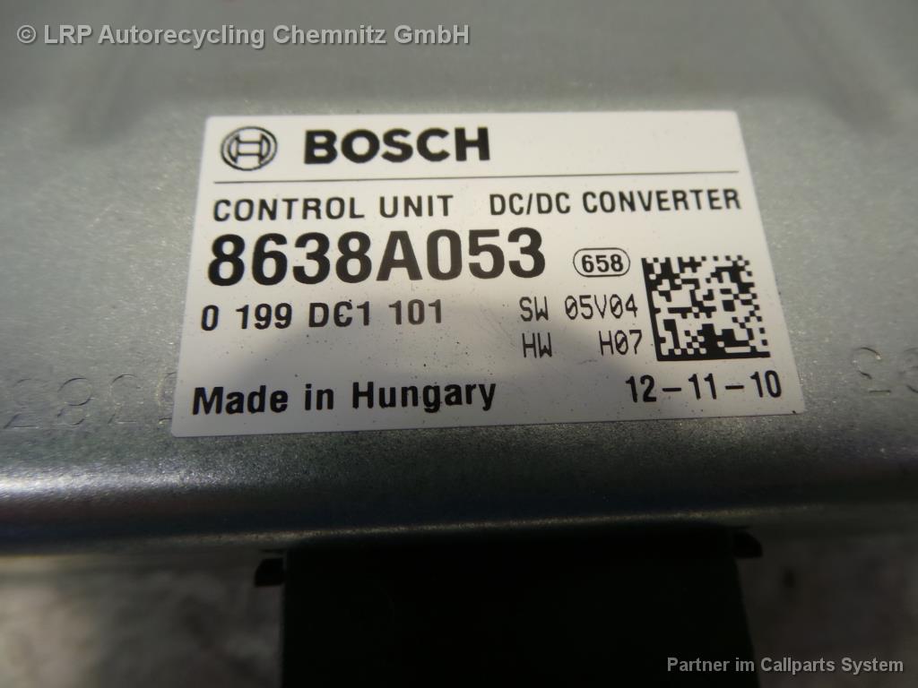 Mitsubishi ASX BJ 2013 Steuergerät DC Converter Spannungswandler 8638A053