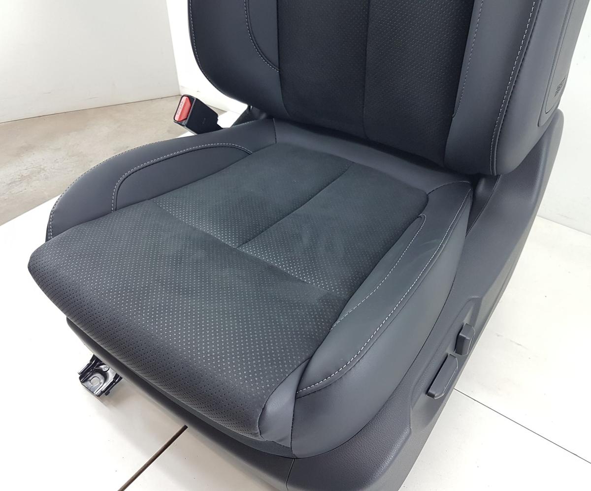 Mitsubishi Eclipse Cross Sitz vorn links Bj23 Teilleder dunkelgrau Sitzheizung
