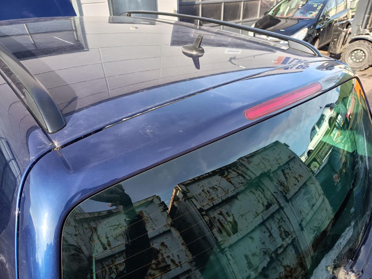 VW Touran 1T original Heckklappe mit Scheibe Rost B5N Indigoblau Bj 2006