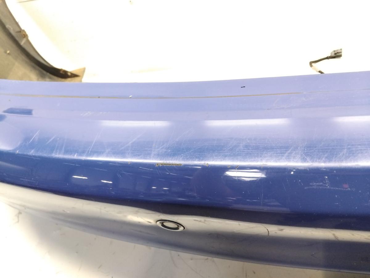 Skoda Fabia 5J Kombi Sto&szlig;f&auml;nger Sto&szlig;stange hinten dunkelblau 4590 PDC BJ2009