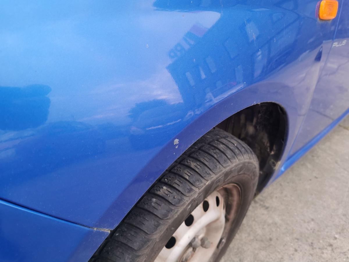 Daihatsu Cuore 251 Kotflkügel Fender Seitenwand vorn links B51 Blue Perl Met
