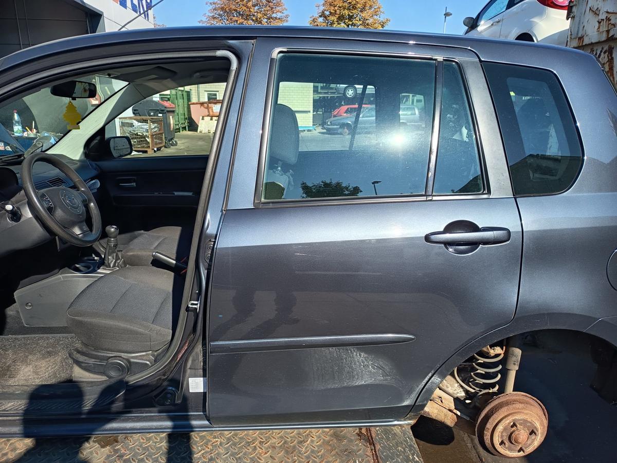 Mazda 2 DY original Tür hinten links Fond 33T Seegrau Bj 2006
