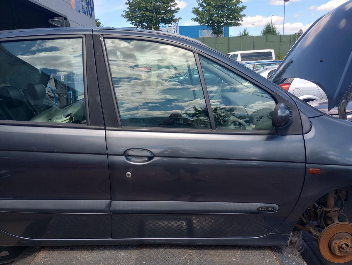 Renault Scenic I orig Tür vorn rechts Beifahrer (Roh) B66 Graphitschwarz Bj 2001