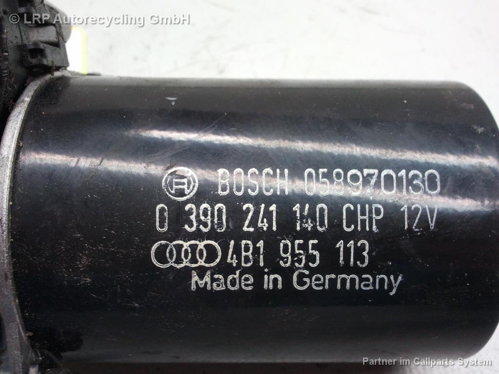 Audi A6 4B Bj.1997 original Wischermotor vorn 4B1955113 Bosch 0390241140