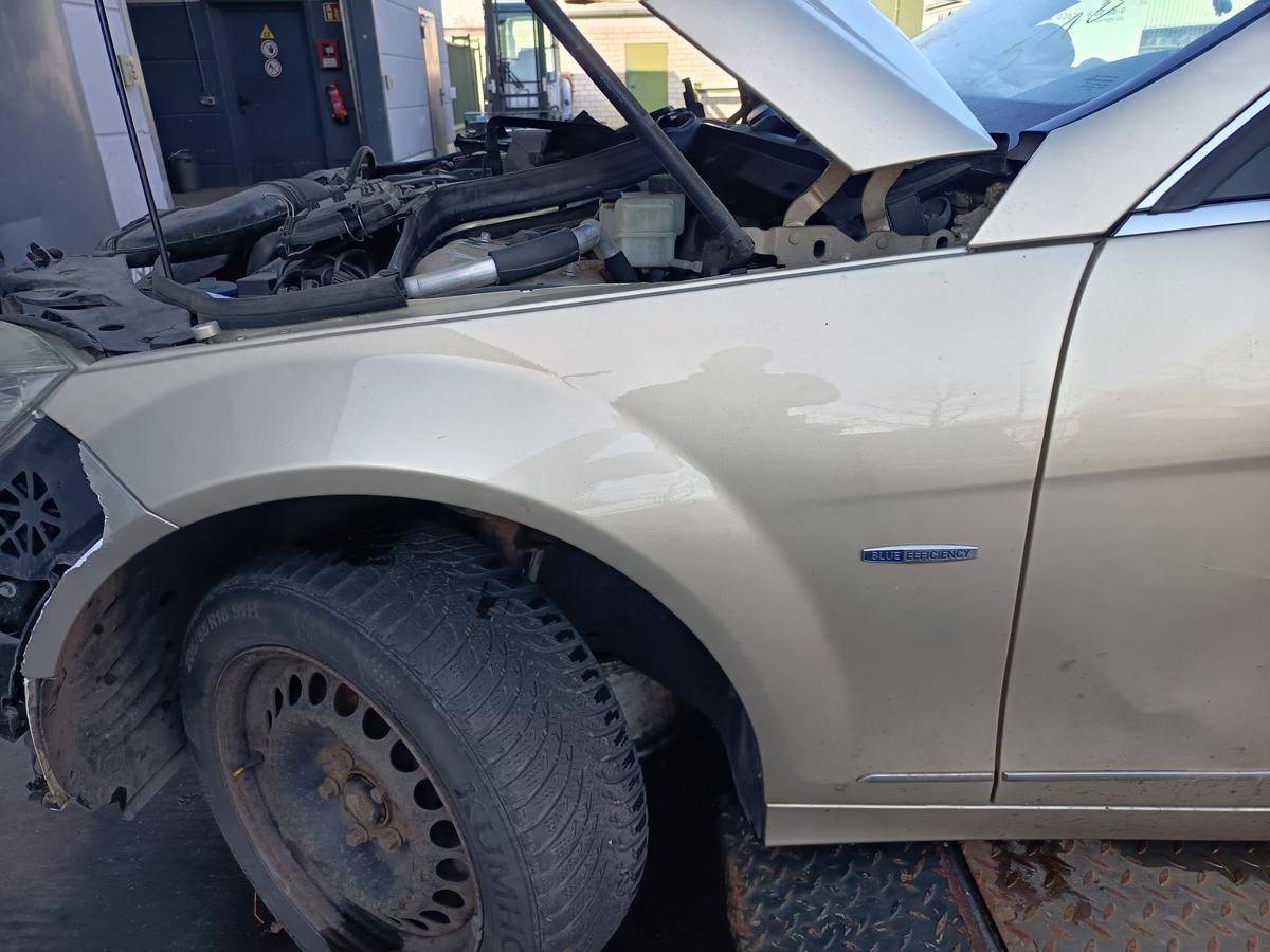 Mercedes S/W 204 original Kotfl&uuml;gel links Seitenteil 794 Perlbeige Bj 2009