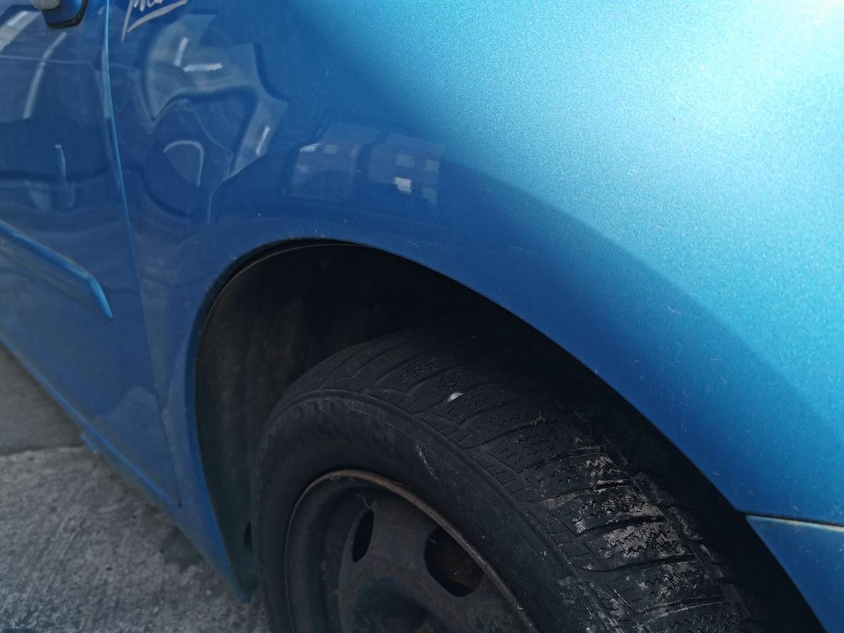 Citroen C4 Picasso U Kotflügel Fender Seitenwand vorn rechts KNY Blau Tivoli