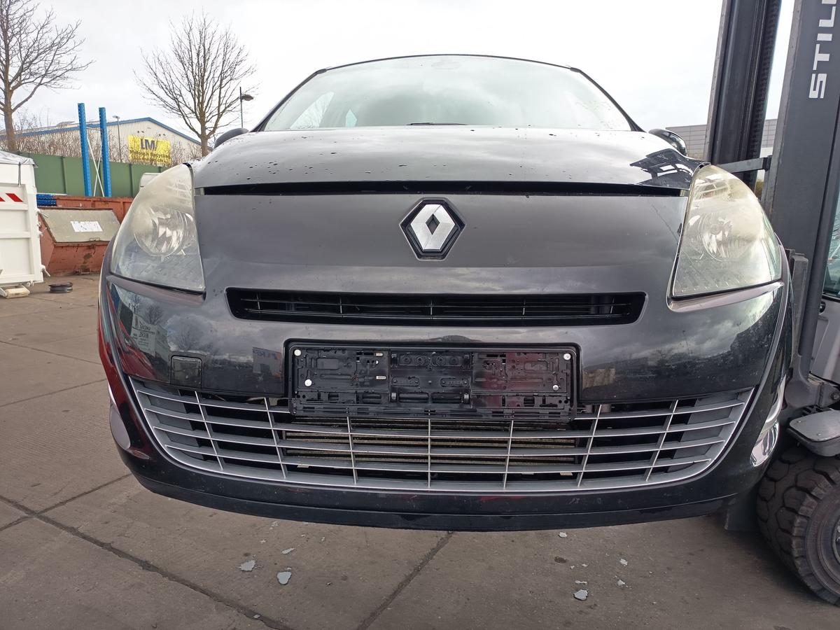 Renault Grand Scenic 3 orig Sto&szlig;stange F&auml;nger vorn Front 676 Perlschwarz Bj 2009