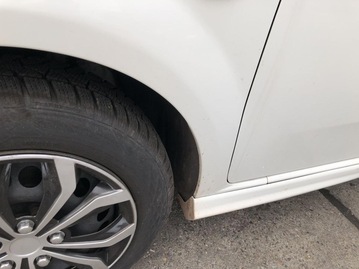 Fiat Grande Punto 199 Kotfl&uuml;gel vorn links Fahrerseite 249F Bianco Santerellina