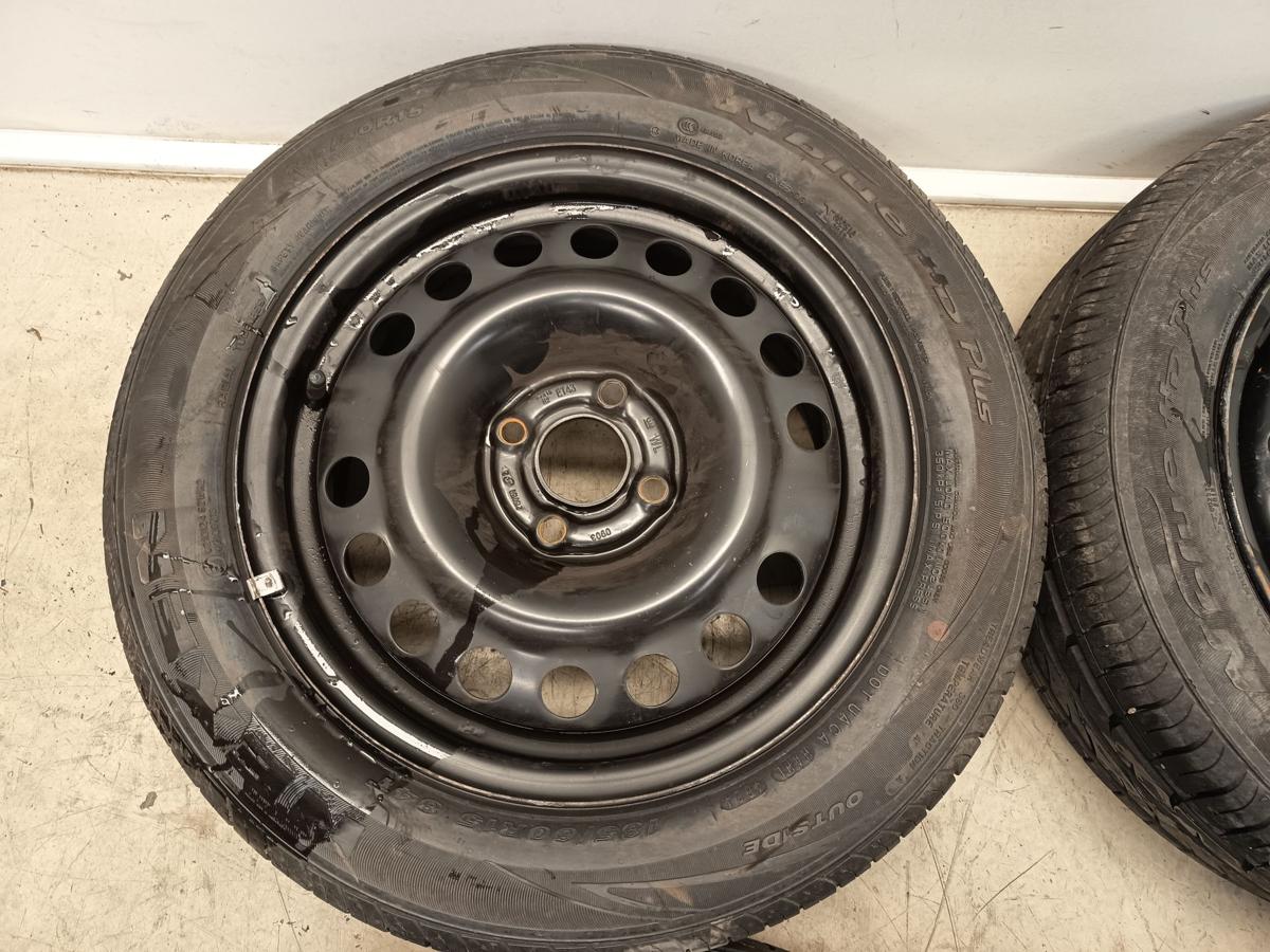 Opel Meriva A orig Satz Stahlfelgen 6x15 ET43 mit Reifen 1854/60R15 Bj 2003