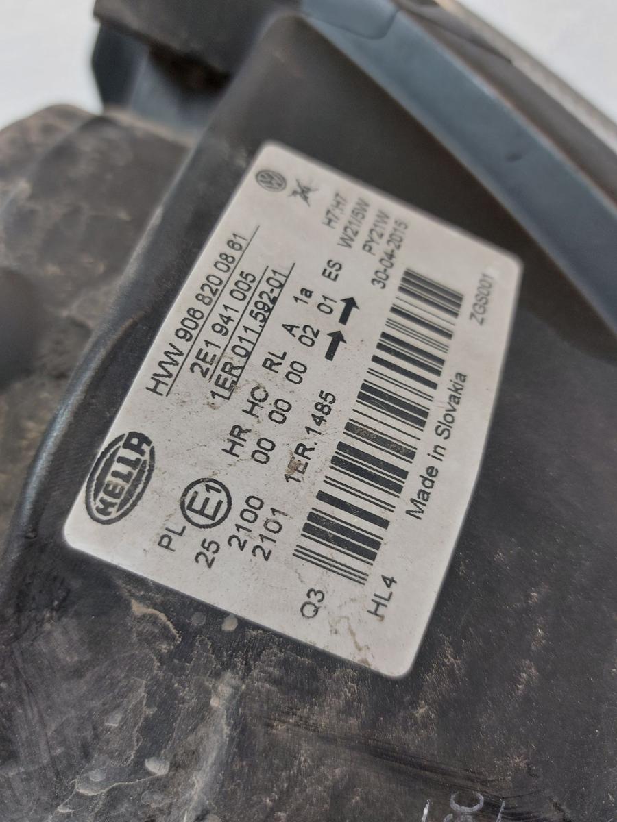 VW Crafter 35 2E Scheinwerfer links Halogen Hella Kratzer Frontscheinwerfer OEM