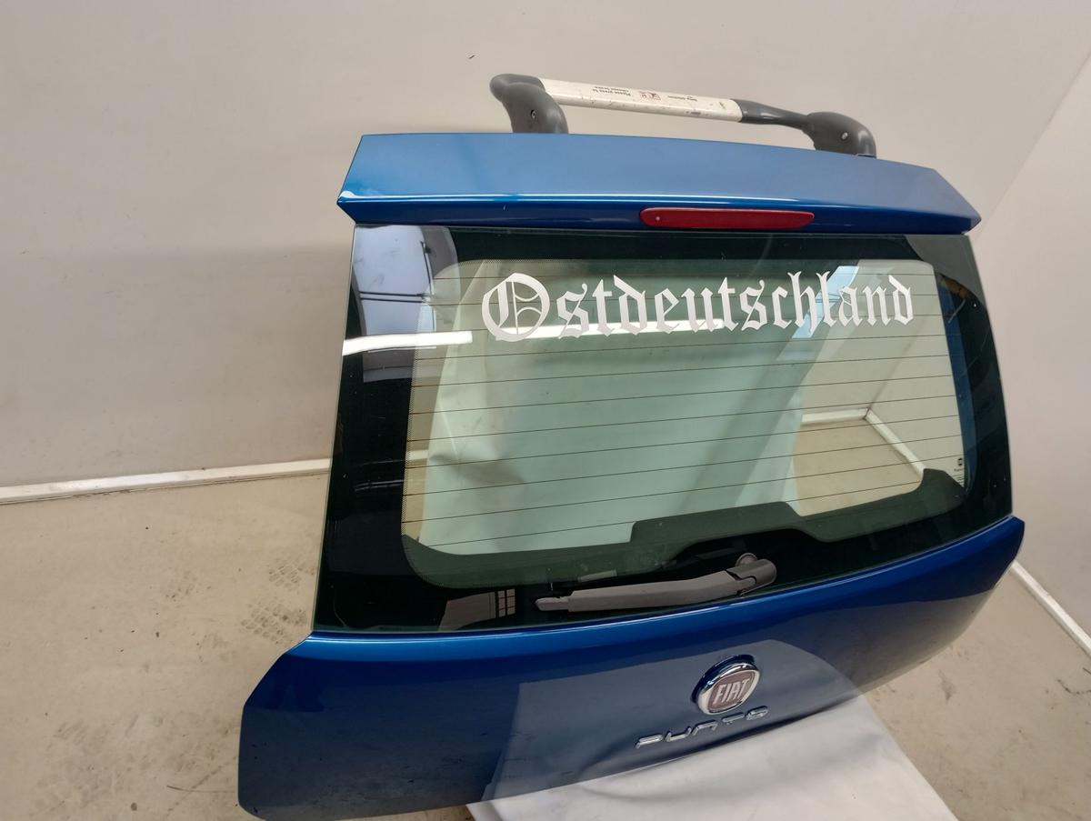 Fiat Punto 199 orig Heckklappe mit Scheibe 5trg 494B Jazz Blau Bj 2012
