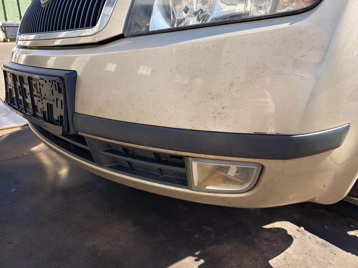 Skoda Fabia 6Y original Sto&szlig;stange vorne 9201 Sahara Beige Metallic Bj 2004