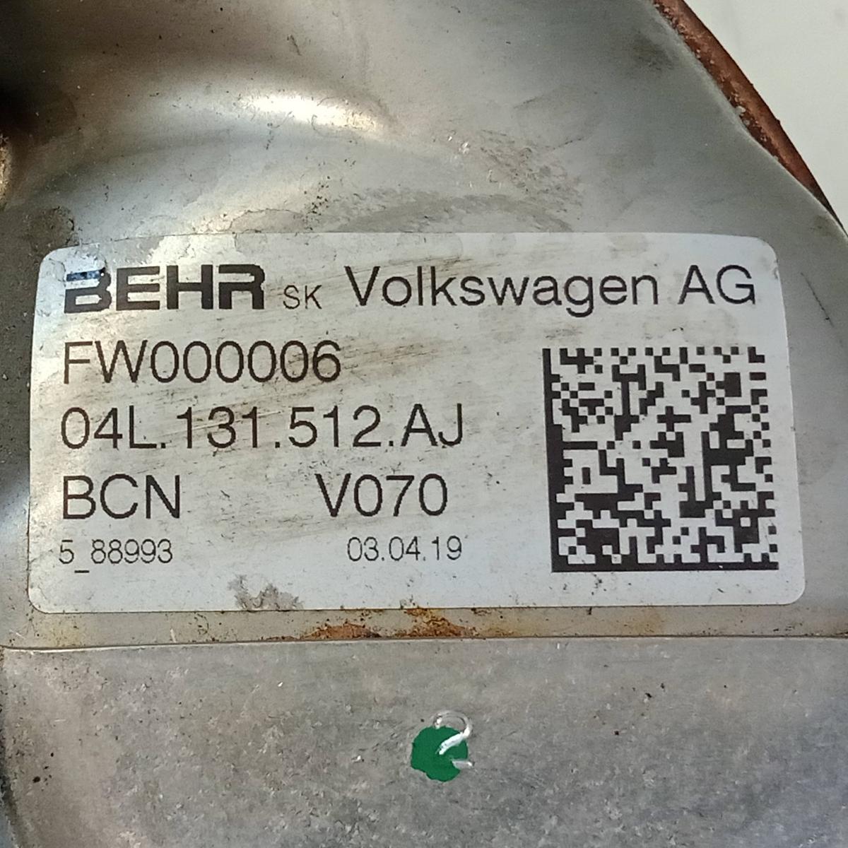 VW Caddy 4 SA original K&uuml;hler Abgasr&uuml;ckf&uuml;hrung 2.0TDI 75kw DFSD Bj.2019