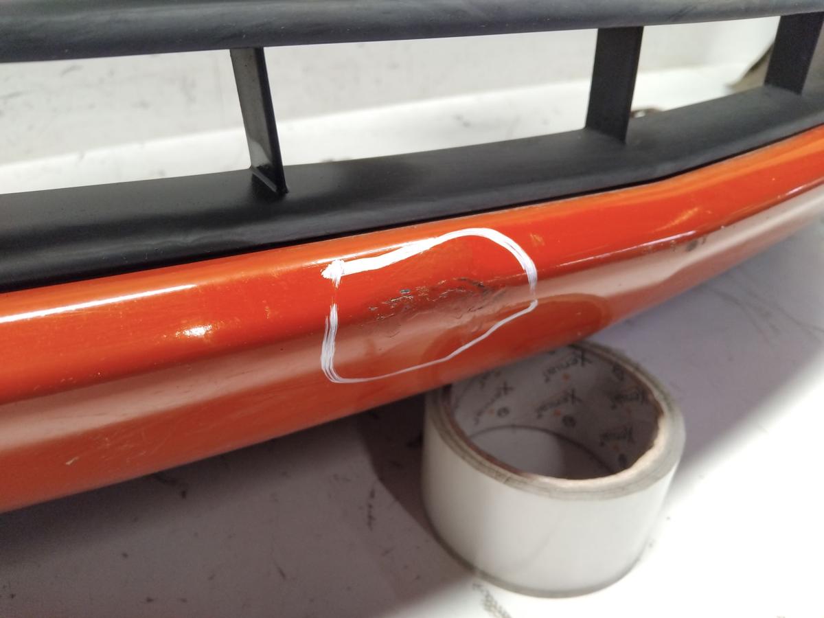 Opel Agila B original Sto&szlig;stange Stossf&auml;nger vorn 4VA glutrot BJ2009 Mangel