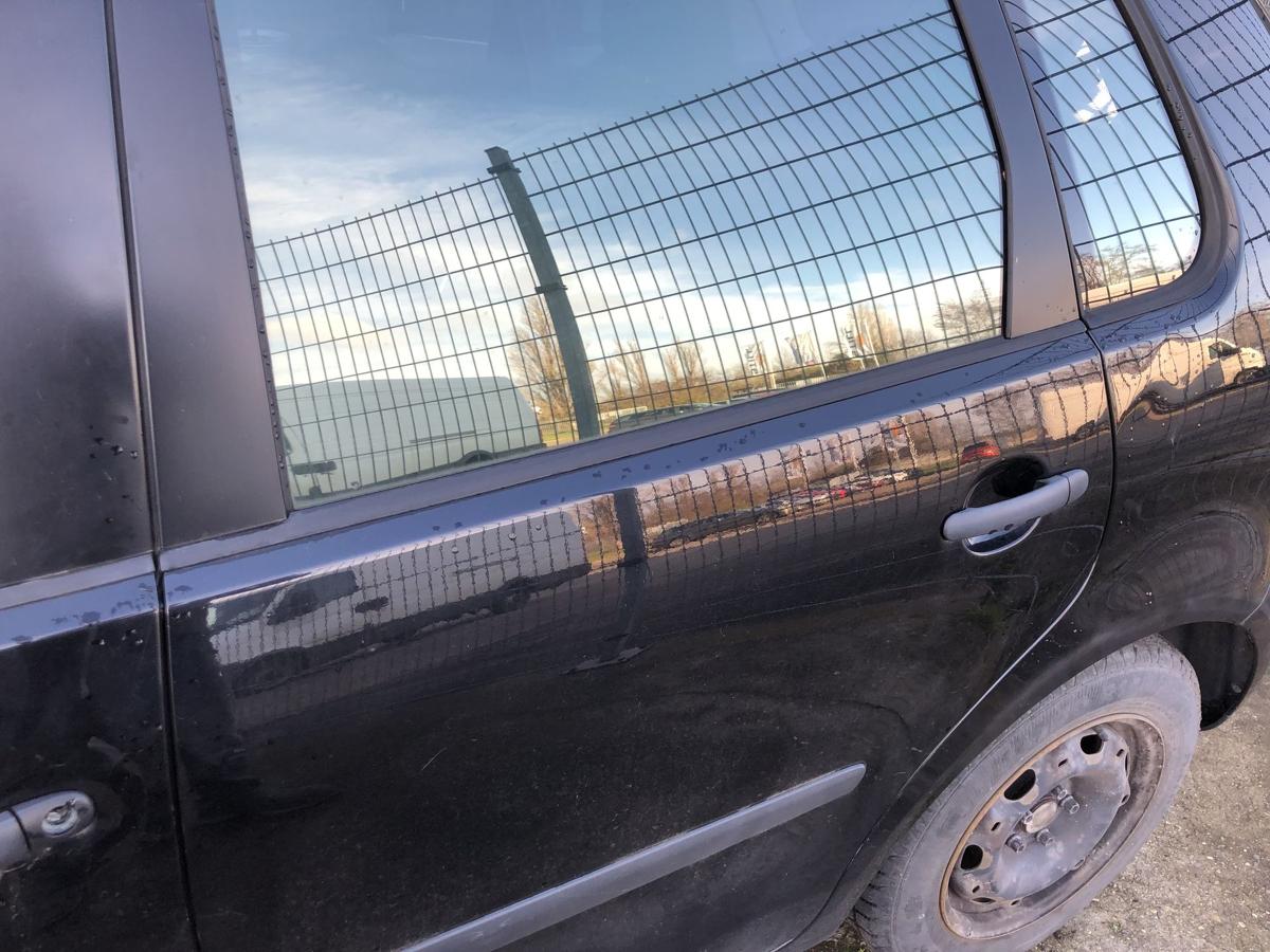 VW Polo 9N3 ab 05 T&uuml;r hinten links Fondt&uuml;r L041 Brillantschwarz Rohbau