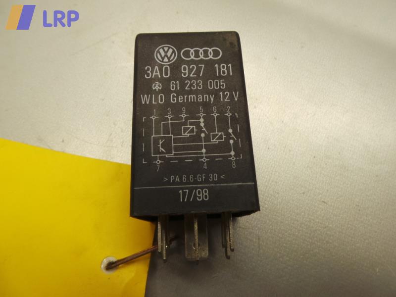 RELAIS DIV; Lautsprecher; PASSAT VAR 35I,AB´88; TYP 35I, AB 04/88; 3A0927181; 3A0927181 RELAIS DIV; Lautsprecher; PASSAT VAR 35I,AB´88; TYP 35I, AB 04/88; 3A0927181; 3A0927181