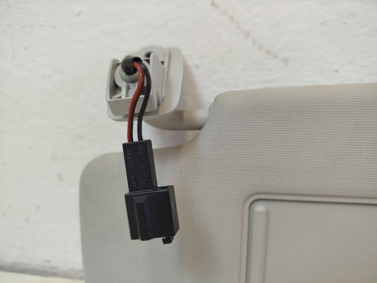 VW Passat 3C B7 Variant Sonnenblende vorn links Fahrerseite mit Spiegel