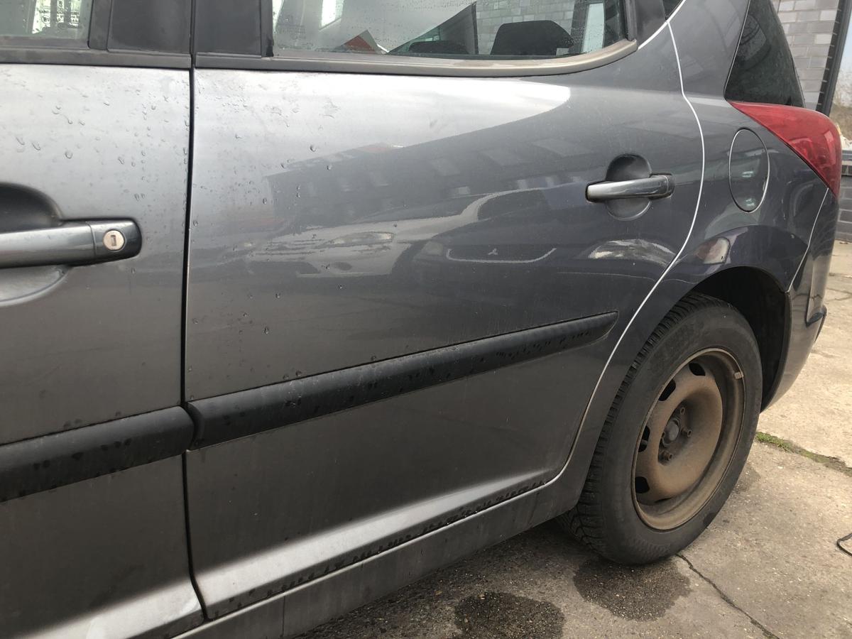 Peugeot 207 SW Typ WE T&uuml;r hinten links Fondt&uuml;r im Rohbau KTH Thorium Grau