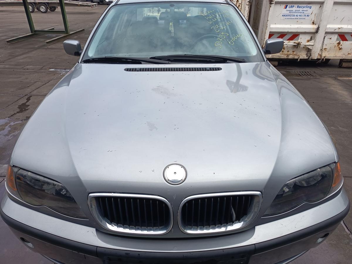 BMW 3er E46 original Motorhaube Klappe/Deckel vorn/Front A80 Silbergrau Bj 2004