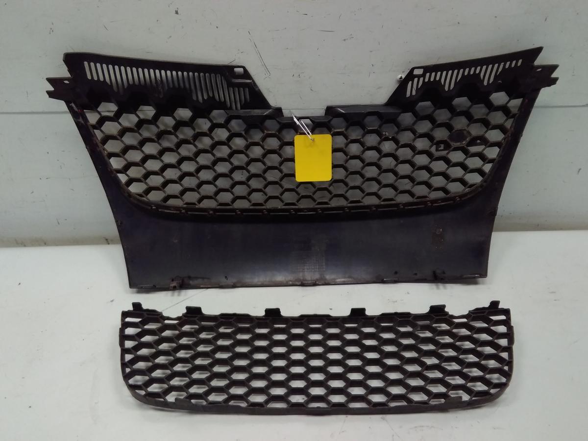 VW Golf 5 GT 1K K&uuml;hlergrill schwarz und Gitter unten