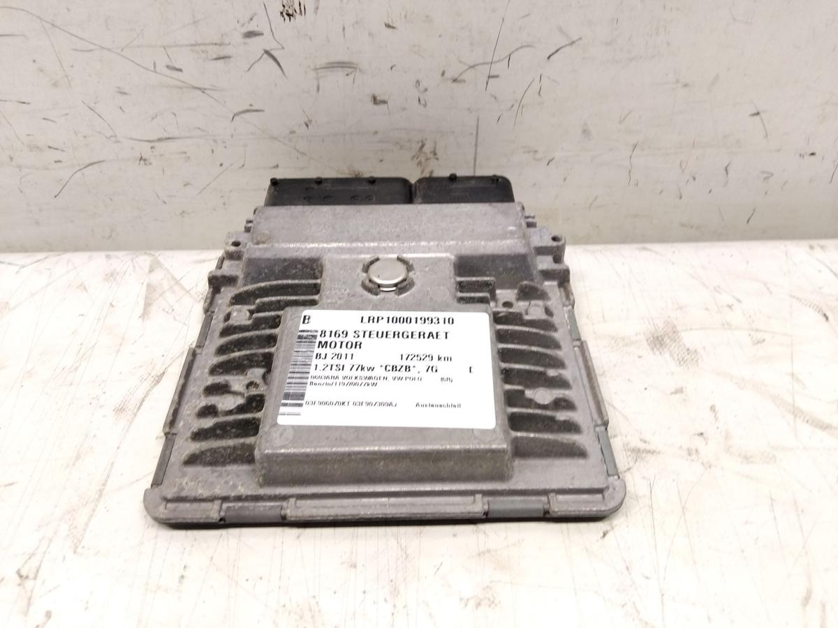 VW Polo 6R Steuerger&auml;t Motor 03F906070KT 03F907309AJ 1.2TSI 77kw CBZB BJ2011