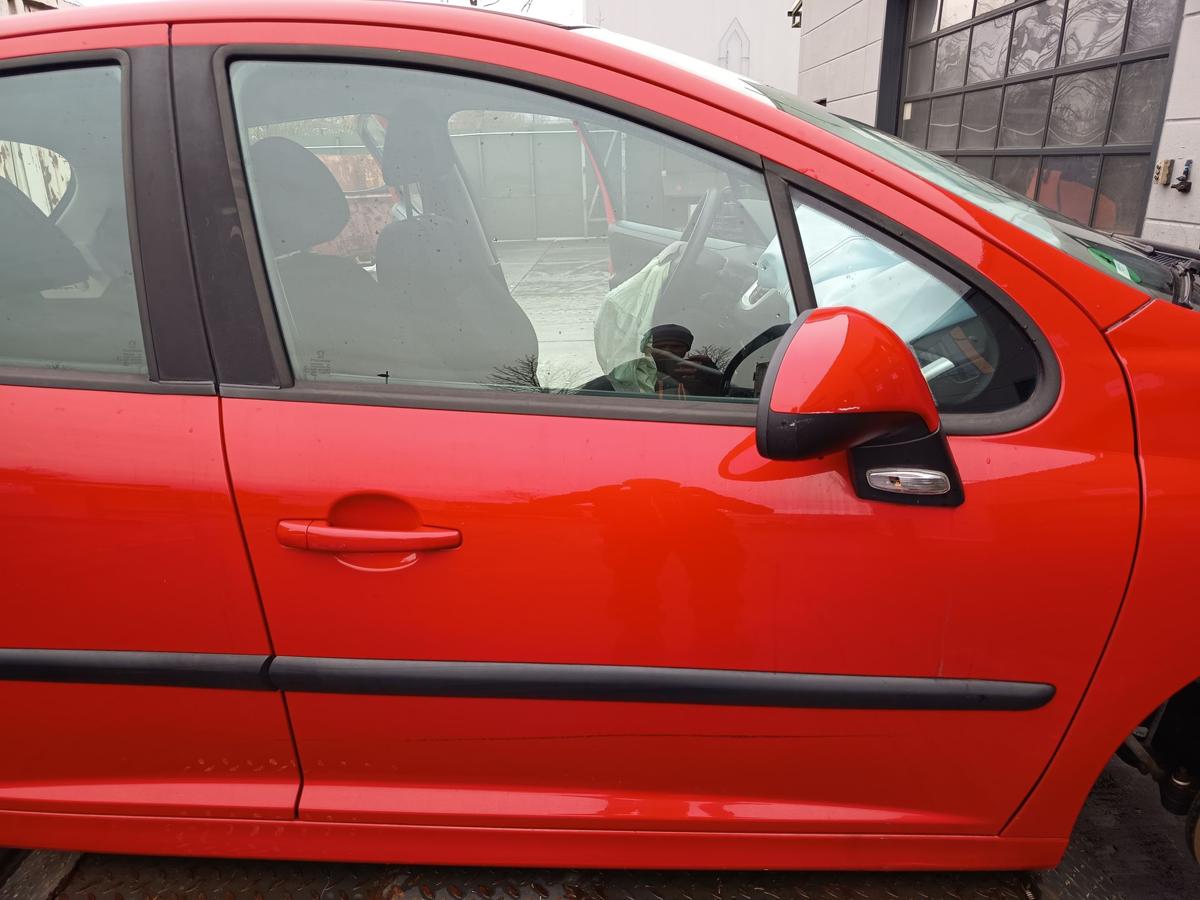 Peugeot 207 original T&uuml;r vorn rechts Beifahrer 5t&uuml;rer KKN Nevadarot Bj 2010