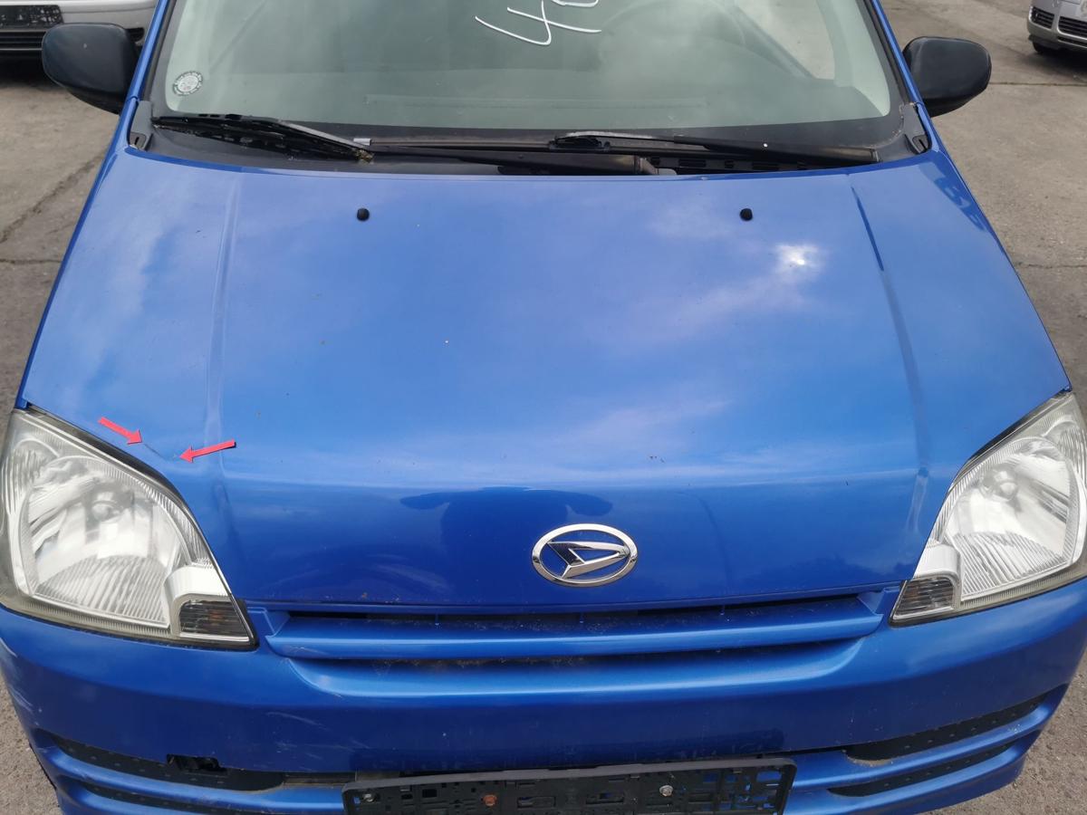 Daihatsu Cuore 251 Haube Motorhaube Klappe Deckel Bonnet vorn B51 Blue Perl Met