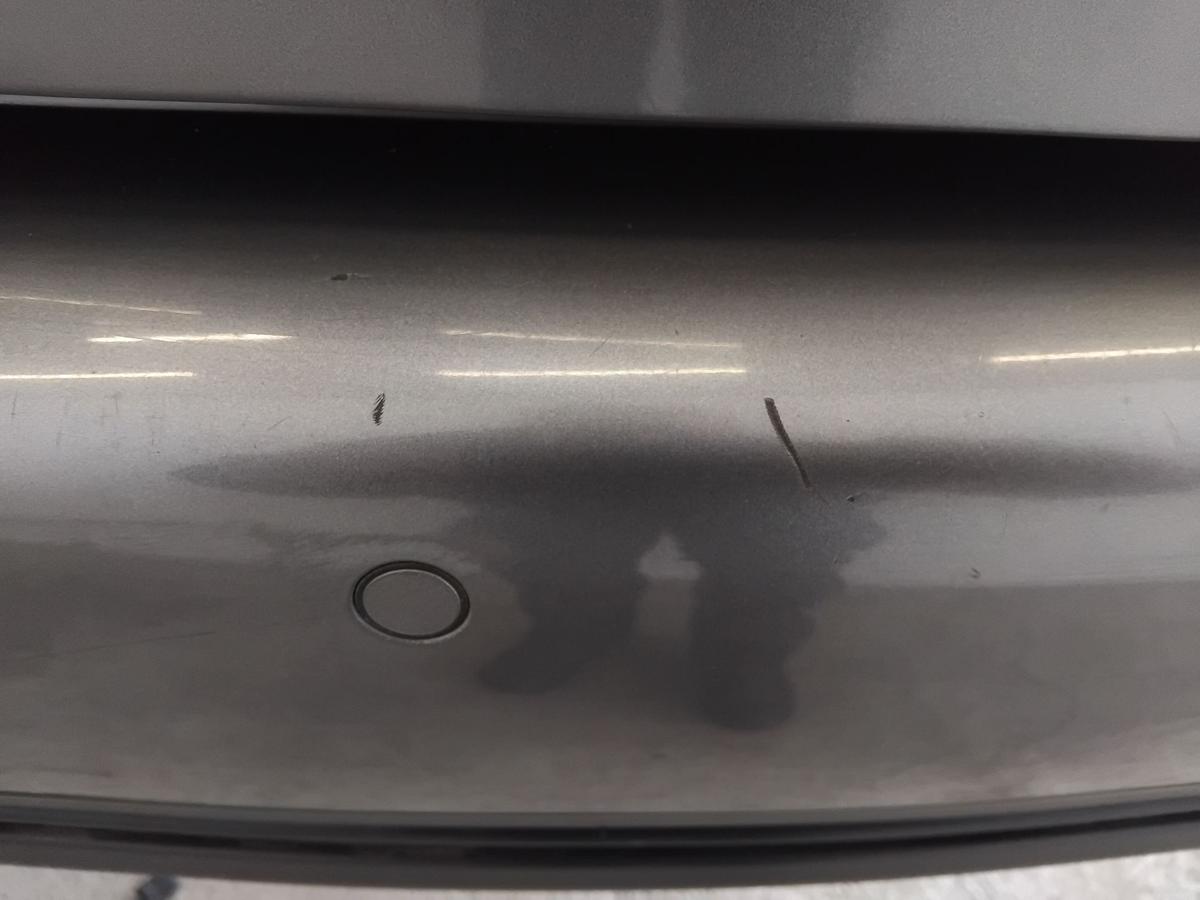 VW Touran 1T Facelift orig Sto&szlig;stange Sto&szlig;f&auml;nger hinten PDC BJ07 LD7X platingrau