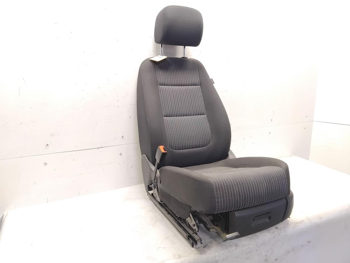 Seat Alhambra 7N Sitz vorn links Fahrersitz beheizt Stoff titanschwarz Bj.2015