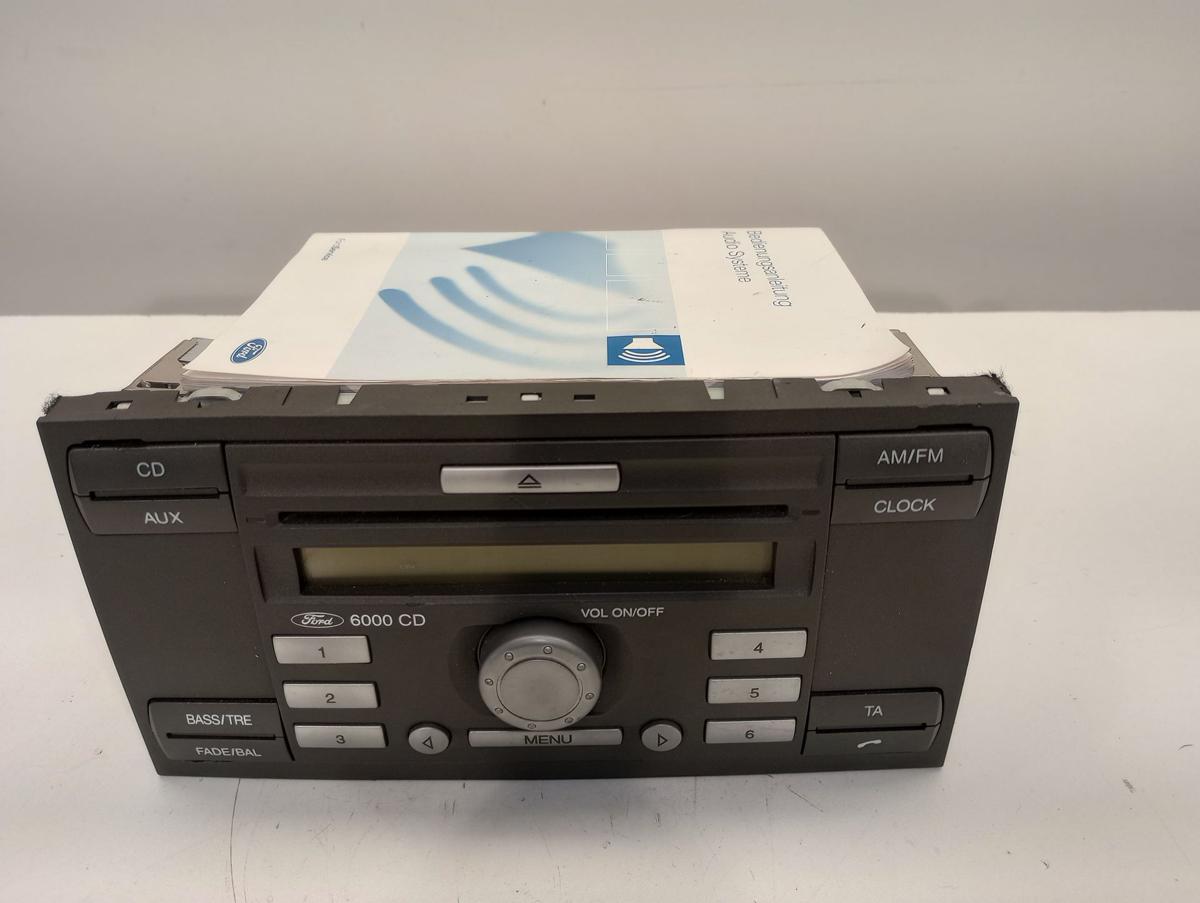 Ford Focus II DA3 orig Radio 600CD mit Code Autoradio Anleitung bis 2007