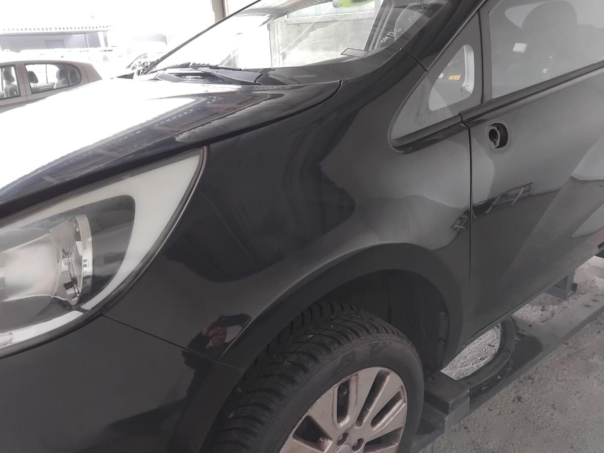 Kia Rio III UB original Kotfl&uuml;gel vorn links ohne Blinker BJ2012 AURORA BLACK