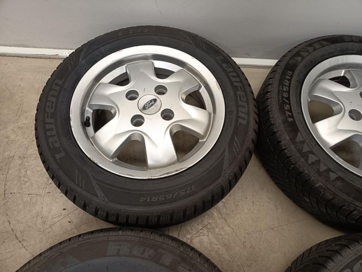 Ford Fiesta JD3 orig Satz Alufelgen 5x14 ET36 1S5J-BA mit Reifen Bj 2006